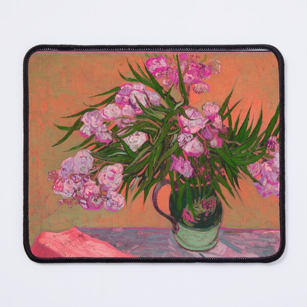 Item preview, Pink Oleanders (1888) by Vincent Van Gogh designed and sold by sunnnyart.