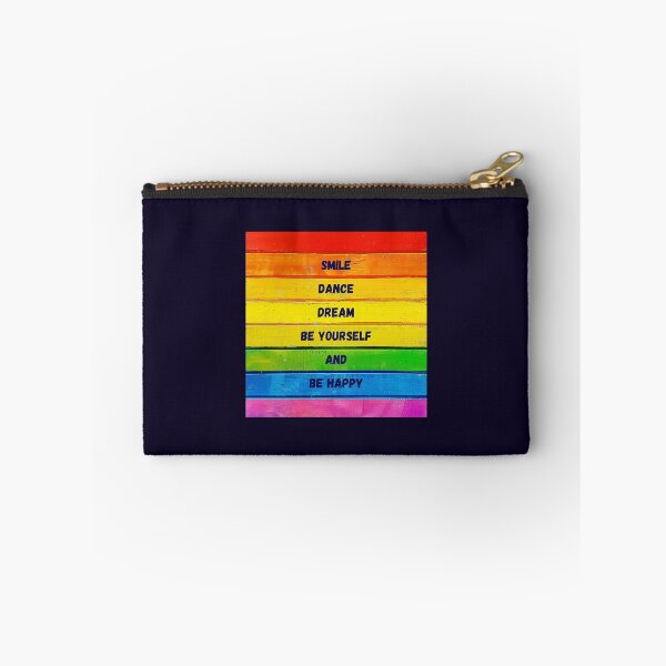 Item preview, Smile, be yourself, be happy, colorful wood designed and sold by silent-violin.