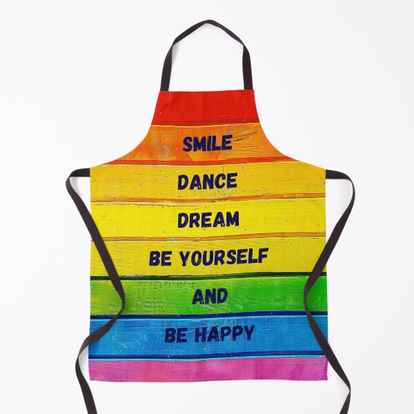 Item preview, Smile, be yourself, be happy, colorful wood designed and sold by silent-violin.