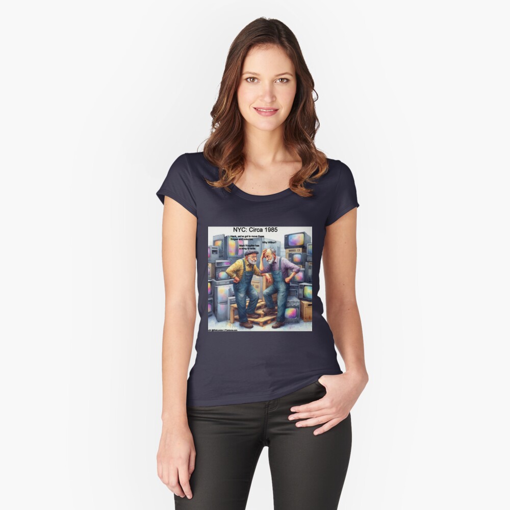 Item preview, Fitted Scoop T-Shirt designed and sold by ltcartoons.