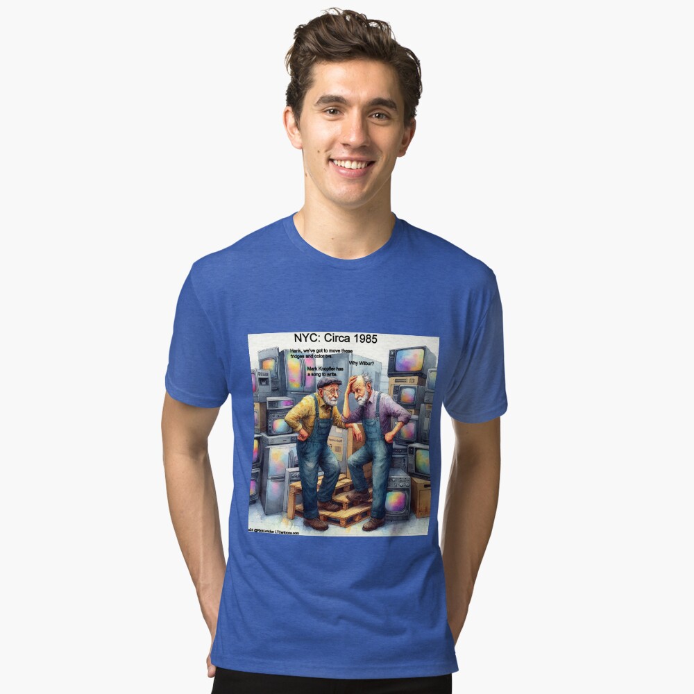Item preview, Tri-blend T-Shirt designed and sold by ltcartoons.