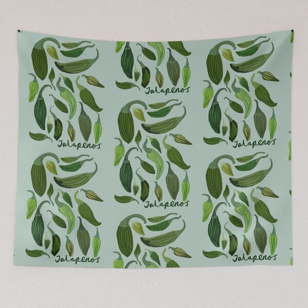 Item preview, Jalapeno Hot Chilli Drawing designed and sold by louweasely.