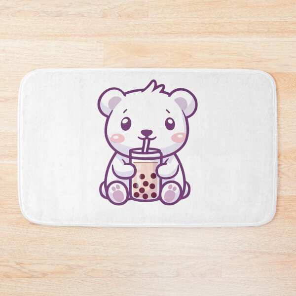 Item preview, Kawaii Bear With Tea designed and sold by NicolasGlowArt.
