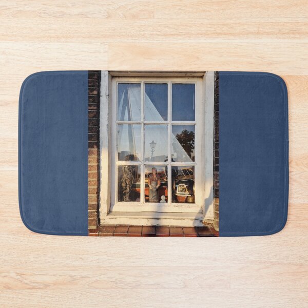 Item preview, Antique Charm: Sculptures, Sailboat, and Street Reflection Window designed and sold by InbalTurShalom.