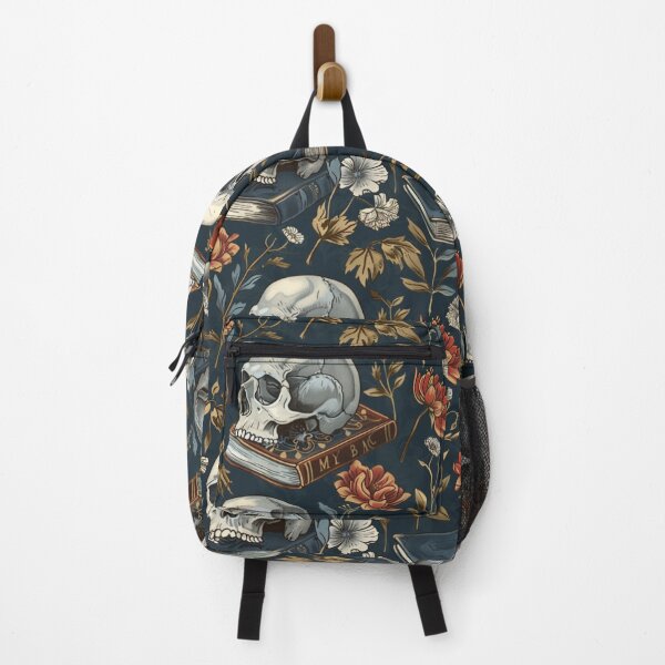 Item preview, Skulls and Books Pattern designed and sold by JenArtish.