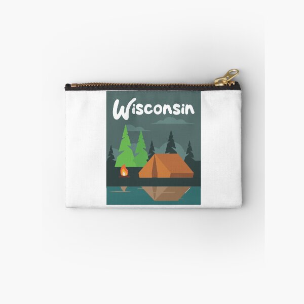 Item preview, Wisconsin Tent Trees Campsite Art designed and sold by TerScott.