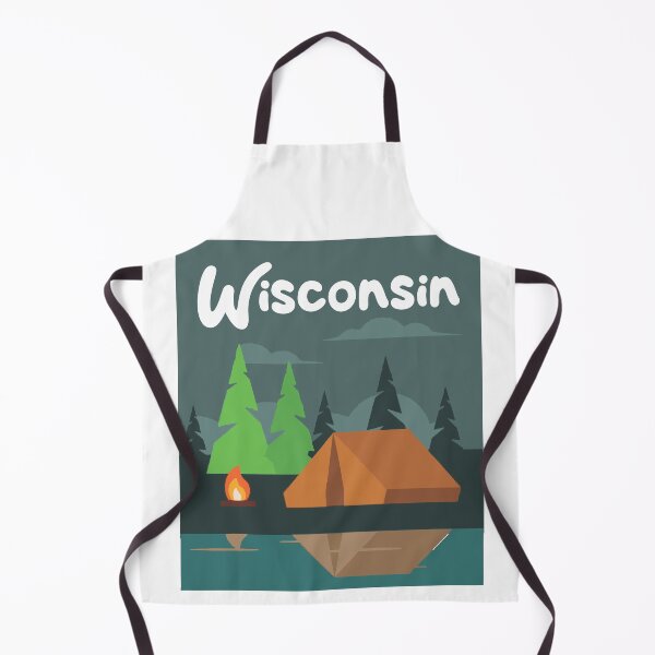 Item preview, Wisconsin Tent Trees Campsite Art designed and sold by TerScott.