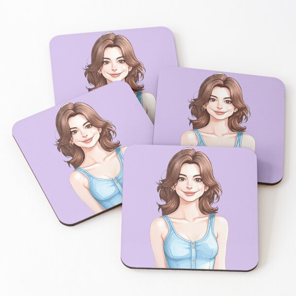 Item preview, Anne Hathaway Cartoon  designed and sold by baranskini.