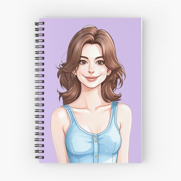 Item preview, Anne Hathaway Cartoon  designed and sold by baranskini.