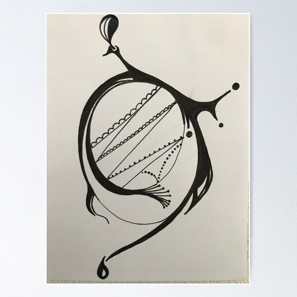 Item preview, Just black lines and curves 1 designed and sold by AgadooB.