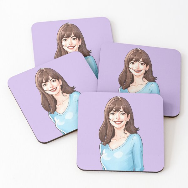 Item preview, Anne Hathaway Cartoon  designed and sold by baranskini.