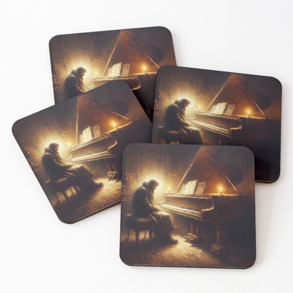 Item preview, Melancholic Pianist: Dark vibes  designed and sold by MarinaFila.
