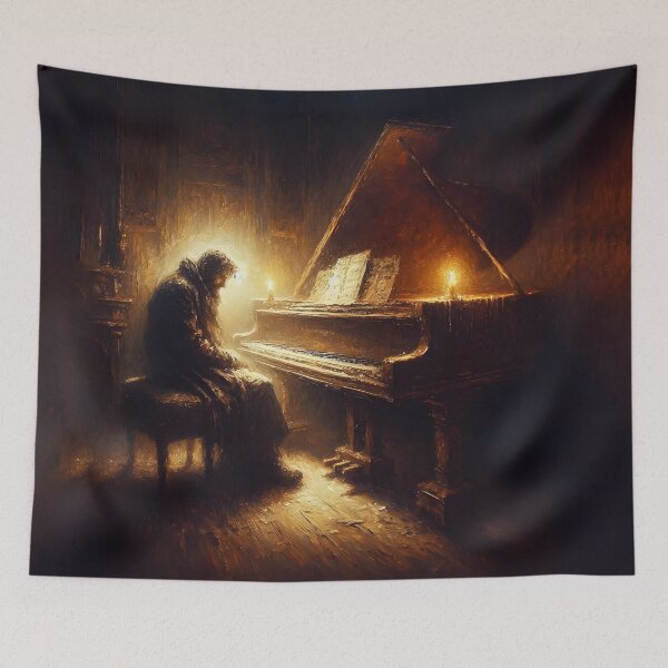 Item preview, Melancholic Pianist: Dark vibes  designed and sold by MarinaFila.