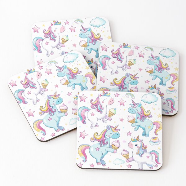 Item preview, Kawaii Unicorns designed and sold by NicolasGlowArt.