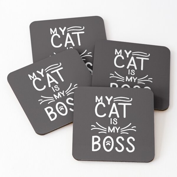 Item preview, My Cat is My Boss designed and sold by Cuckoo Parrot.