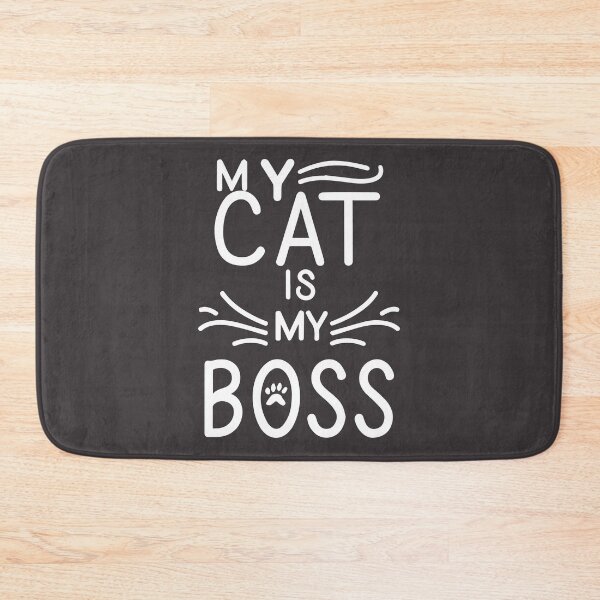 Item preview, My Cat is My Boss designed and sold by Cuckoo Parrot.