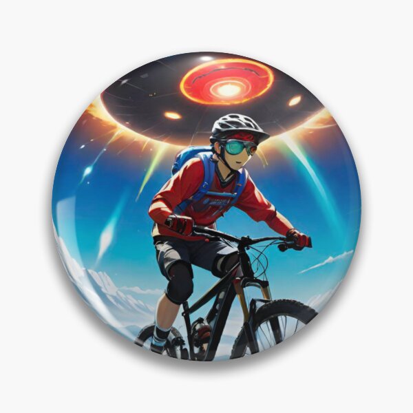 Item preview, Pursued: MTB Rider’s Encounter with UFO designed and sold by GrizzlyCollective.