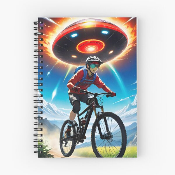 Item preview, Pursued: MTB Rider’s Encounter with UFO designed and sold by GrizzlyCollective.