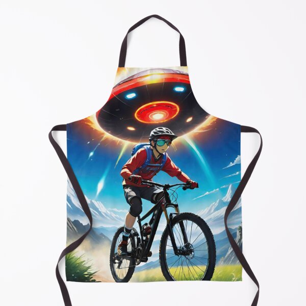 Item preview, Pursued: MTB Rider’s Encounter with UFO designed and sold by GrizzlyCollective.