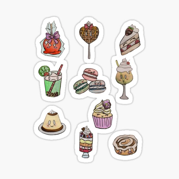 Item preview, Sentient Desserts designed and sold by PoshPigeonPress.