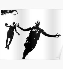 Dwayne Wade and LeBron Poster