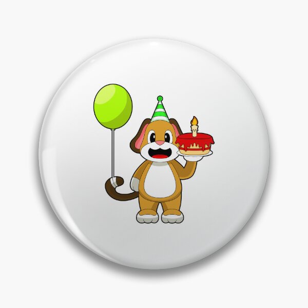 Item preview, Dog Birthday Candle Cake designed and sold by Snabdesign84.