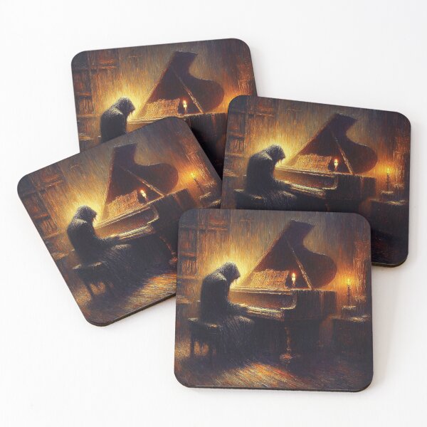 Item preview, Melancholic Pianist: Dark vibes  designed and sold by MarinaFila.