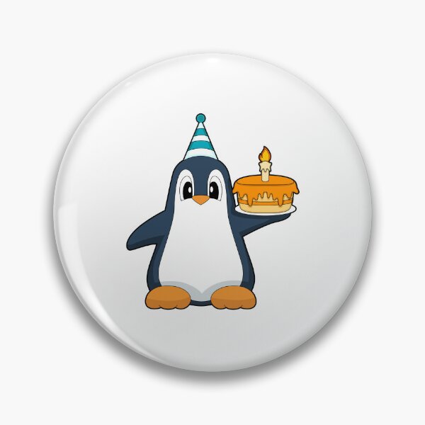 Item preview, Penguin Birthday Candle Cake designed and sold by Snabdesign84.