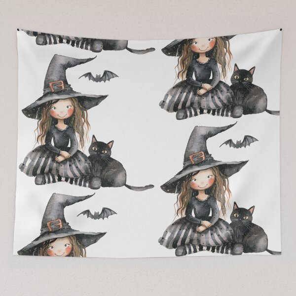Item preview, Whimsical Little Witch designed and sold by Croneandquill.