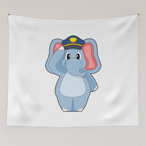 Item preview, Elephant Cop Police designed and sold by Snabdesign84.