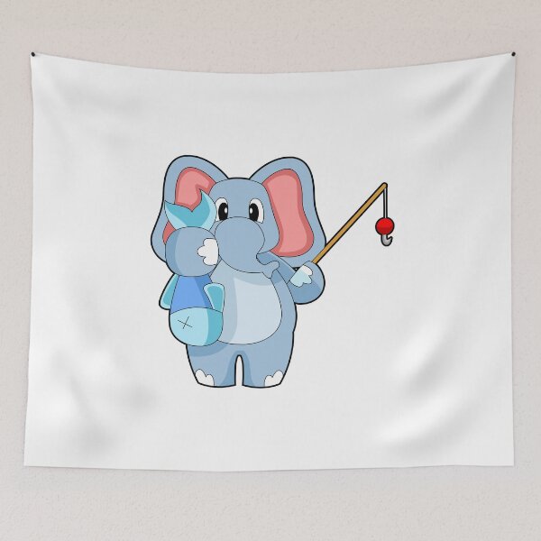 Item preview, Elephant Fisher Fish Fishing designed and sold by Snabdesign84.