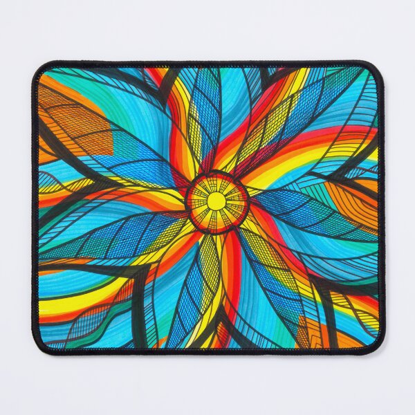 Item preview, Multicolored Flower Pinwheel with Deoxyribonucleic Streamers designed and sold by artofkathleen.