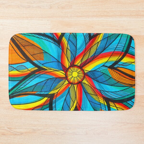Item preview, Multicolored Flower Pinwheel with Deoxyribonucleic Streamers designed and sold by artofkathleen.