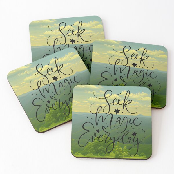 Item preview, Seek Magic Everyday Appalachian Mountain Landscape designed and sold by CrystalWillette.