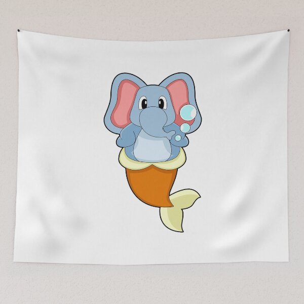 Item preview, Elephant Mermaid designed and sold by Snabdesign84.