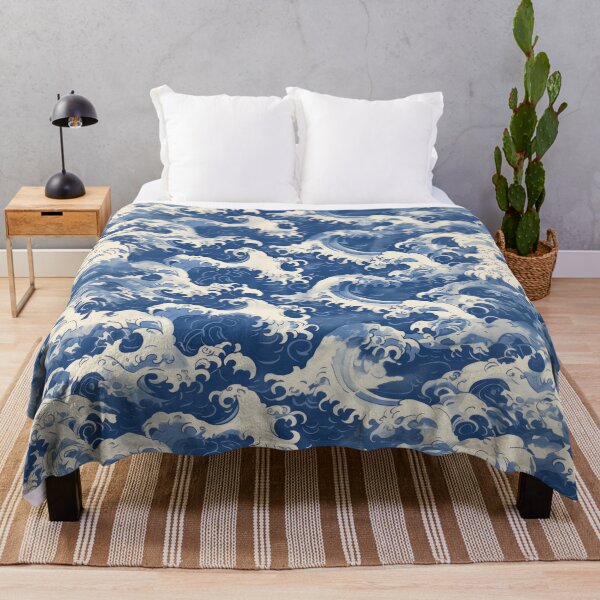 Item preview, Indigo Waves designed and sold by KyzArt01.