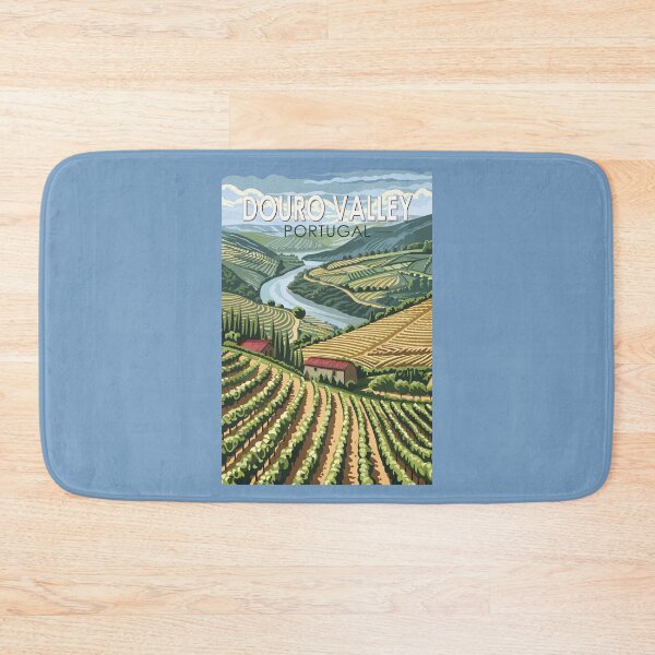 Item preview, Douro Valley Portugal Travel Art Vintage designed and sold by KrisSidDesigns.