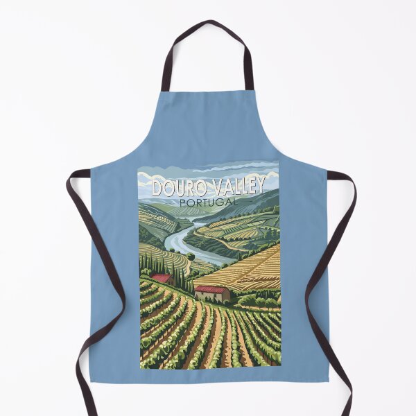 Item preview, Douro Valley Portugal Travel Art Vintage designed and sold by KrisSidDesigns.