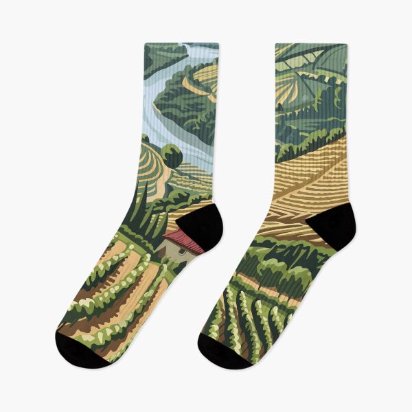 Item preview, Douro Valley Portugal Travel Art Vintage designed and sold by KrisSidDesigns.