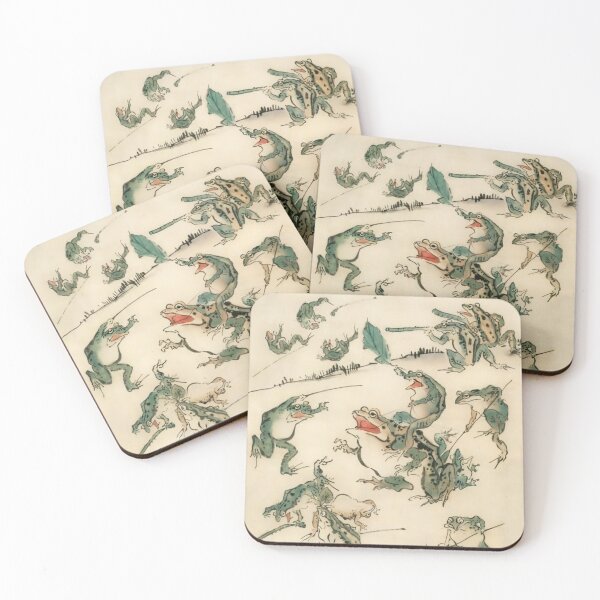 Item preview, Battle of the Frogs Kawanabe Kyosai designed and sold by Onodera.