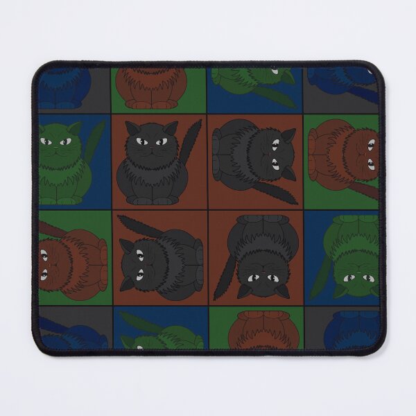 Item preview, Pattern with the cat Tomeo in squares designed and sold by Cherevan.