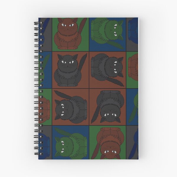 Item preview, Pattern with the cat Tomeo in squares designed and sold by Cherevan.