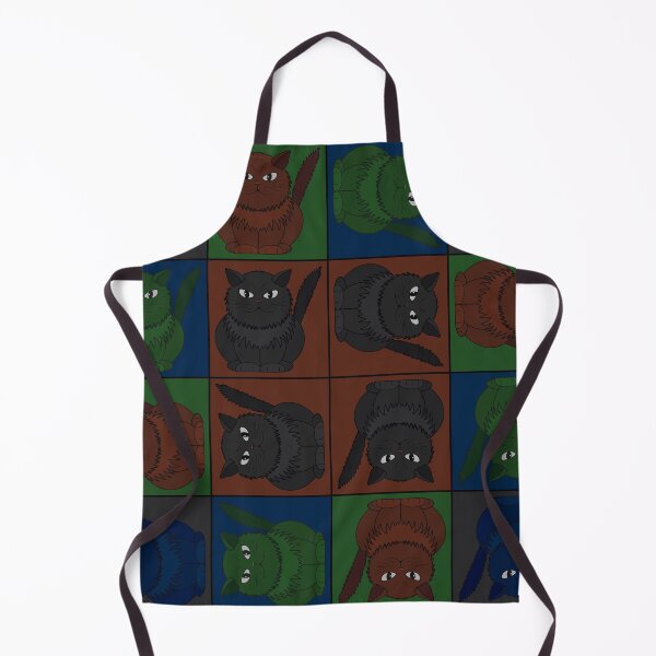Item preview, Pattern with the cat Tomeo in squares designed and sold by Cherevan.