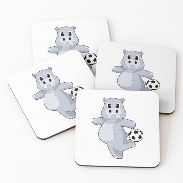 Item preview, Hippo Soccer player Soccer Sports designed and sold by Snabdesign84.
