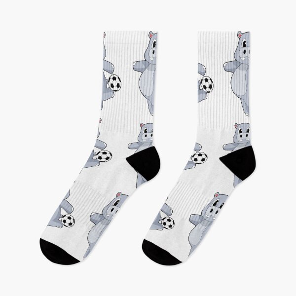 Aperçu de l'œuvre Hippo Soccer player Soccer Sports créée et vendue par Snabdesign84.