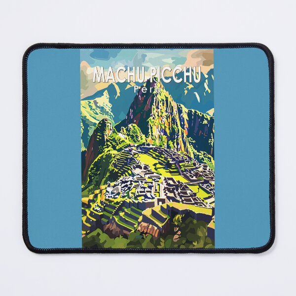 Item preview, Machu Picchu Peru South America Travel Art Vintage designed and sold by KrisSidDesigns.