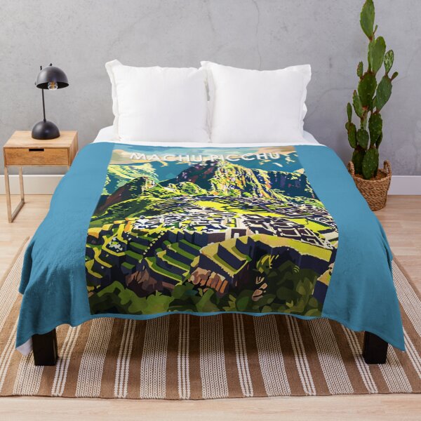 Item preview, Machu Picchu Peru South America Travel Art Vintage designed and sold by KrisSidDesigns.