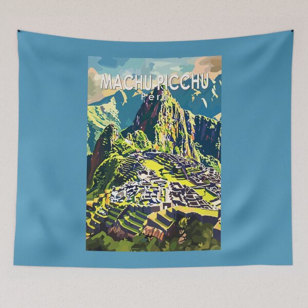 Item preview, Machu Picchu Peru South America Travel Art Vintage designed and sold by KrisSidDesigns.