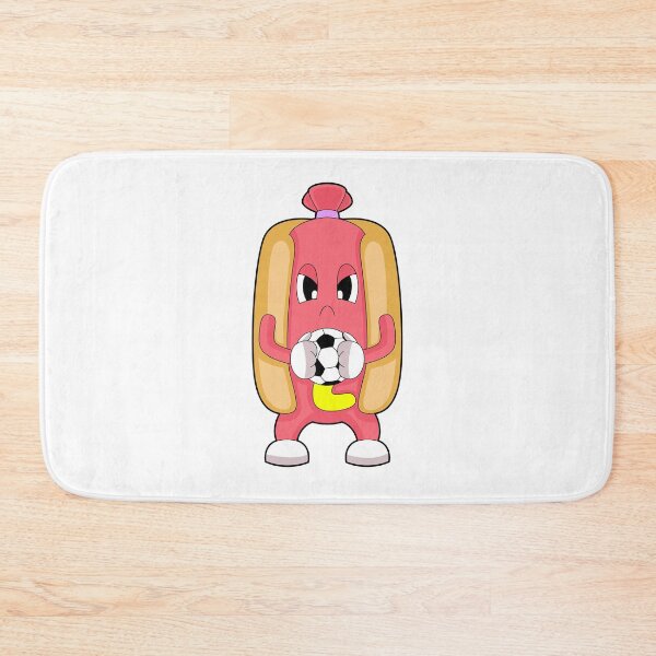 Aperçu de l'œuvre Hotdog Soccer player Soccer Sports créée et vendue par Snabdesign84.