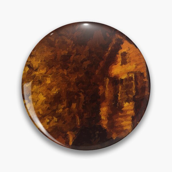 Item preview, Cabin in the Woods at Night in Oil Painting designed and sold by jrtwynam.